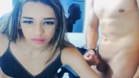 palatable College Hunk Pleases His sheboy GF