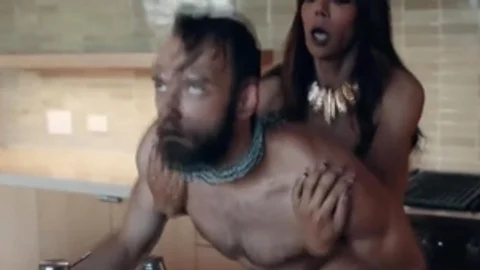 recent Stepson gets His wazoo bareback pound By His TS Stepmother