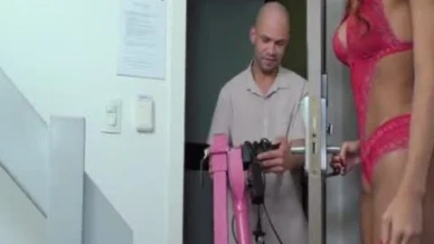 thick Tittied Ginger tranny Jean Gray acquires Creampied By A Sex Machine Expert