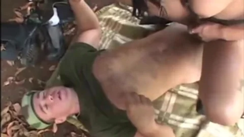 Carla Abiazzi pounds With A Soldier