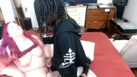 dark tranny Cums On BBW shemale bazookas