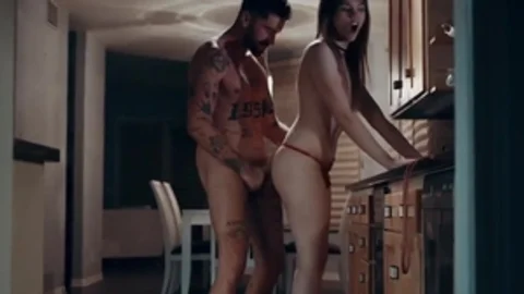 Party Goer TS Lets Stepbro bare Her wazoo To Keep Silent