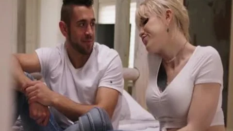 pretty shemale Lena Kelly Strokes And Sucks Bigcock