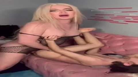 Giant Tit T-babe Fucks a Tight Ass