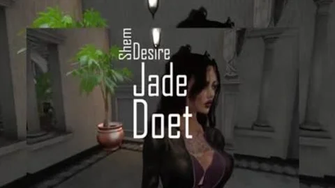 SECOND LIFE  PORN STAR   JADE DOET   ladyman want