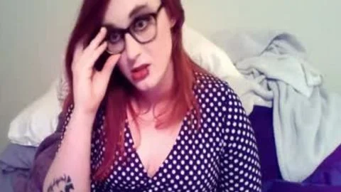 large nice-looking woman Redhead legal age teenager lady-twink Masturbates 10-Pounder