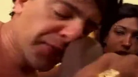 dark ladyboy Delivers Some Painful butthole