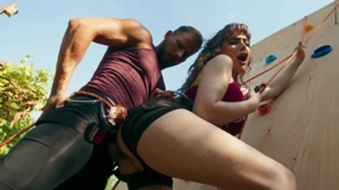 Trans Angels: Explicit Fun in Wall Climbing Adventure