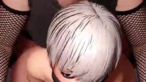 3D Femboy tutored By Futanari large cock