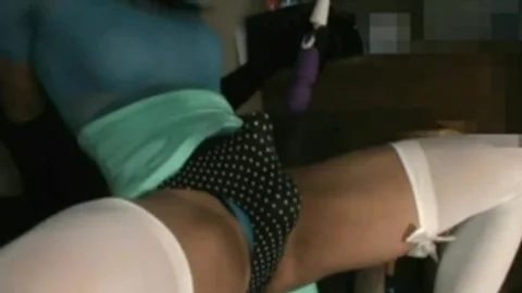 Crossdresser Zaya Multiple Cumshots