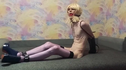 Femboy Sissy whore villein bondage sadomasochism.