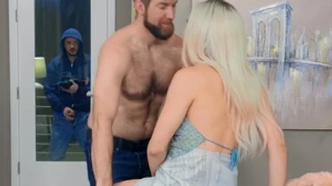 TransAngels - Chris Epic demonstrates small tits
