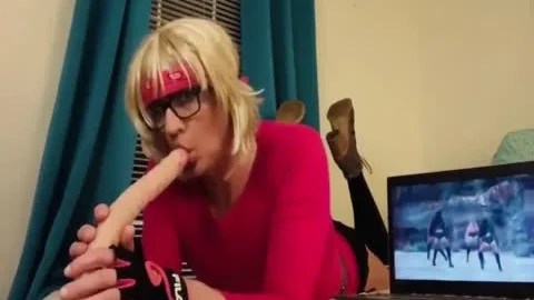 excellent vibrator DEEPTHROAT SISSY lustful SISSY wazoo IN WINDOW