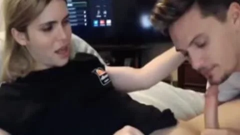 blonde shelady oral stimulation From Hubby web camera