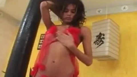 Very wild lalin girl this babemale receives poked