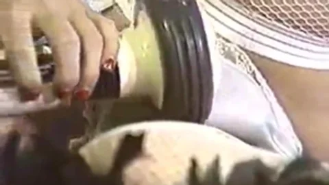 Vintage tranny cumshot