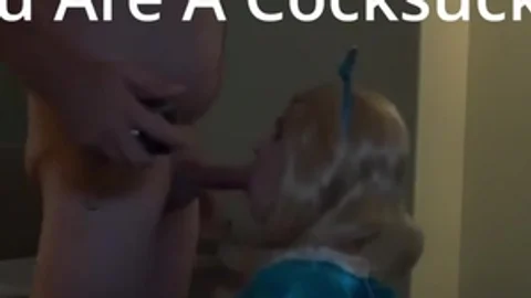 you Are A penis sucker - Sissy Hypno clip