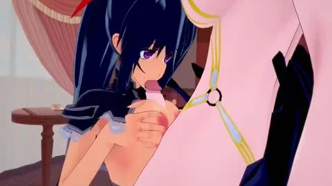 Overload X DxD: Futa Albedo slam Futa Akeno