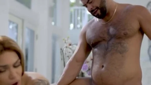 Rich Trans Woman gets Rimjob And booty nailed By Boyfriend