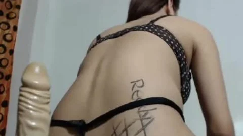 A tranny Who Enjoys banging Her ass With toys