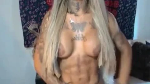 blonde ebon T beauty giant milk cans big dong